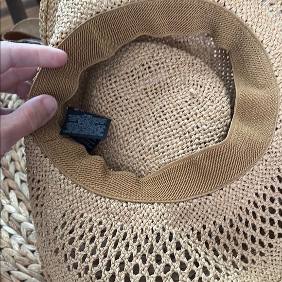 Hurley Tan and Black Straw Hat - Picture 6 of 6